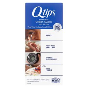 Q-Tips Cotton Swabs Original Cotton Swab Made With 100% Cotton 500 Count - Image 2