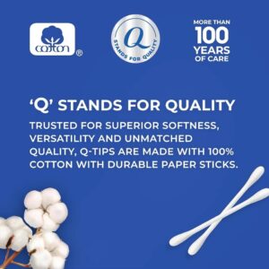 Q-Tips Cotton Swabs Original Cotton Swab Made With 100% Cotton 500 Count - Image 3