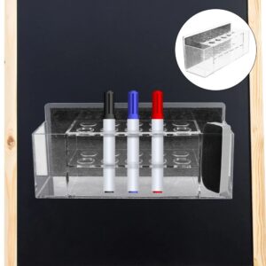 Magnetic Pen Holder Stand For School Man Makeup Brush Organizer Acrylic Markers