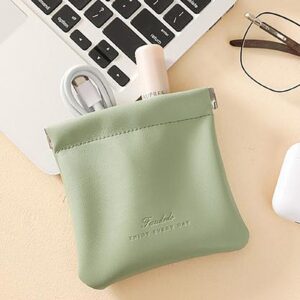 House Organization Clearance Pocket Cosmetic Bag Cosmetic Bag Bag Automatic Closing Storage Small Bag Coin Purse Lipstick Data Cable Storage Bag - Image 4