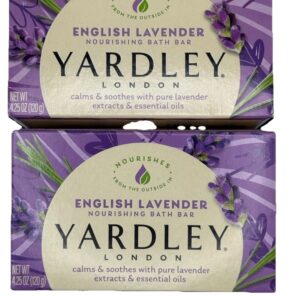 Set Of 2 Yardley English Lavender Bar Bath Soap Yardley London Bar 4.25 Oz New - Image 3