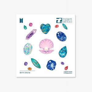 BTS (instant tattoo) BTS Birth Stone Tattoo (Official Merchandise)