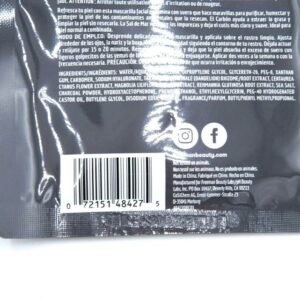 Freeman Detoxifying Charcoal + Sea Salt Sheet Face Masks 4 Pack New - Image 3