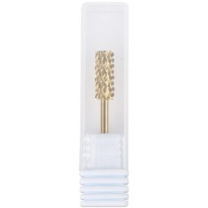 Professional Gold Small Barrel Nail Drill Bit 4X Coarse Grit - Image 4