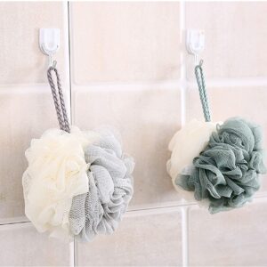 4 Pack Loofah Bath Sponge Lace Mesh,Sponge Loofahs, Multi Color Bath Loofah Sponge Assortment for Silky Skin, Full Cleanse Lather Luxurious Bathing Accessories - Image 4