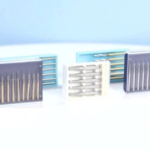 Crisp - 10Pcs Dental Round Carbide Steel Drills Burs Fg-330 Bur For High Speed Handpiece - Image 2