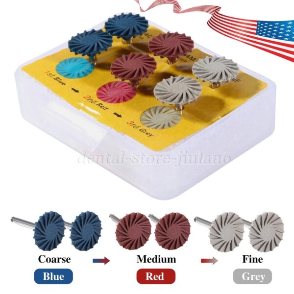Crisp – Dental Diamond System Rubber Wheel For Rotary Grinding Polishing Disc