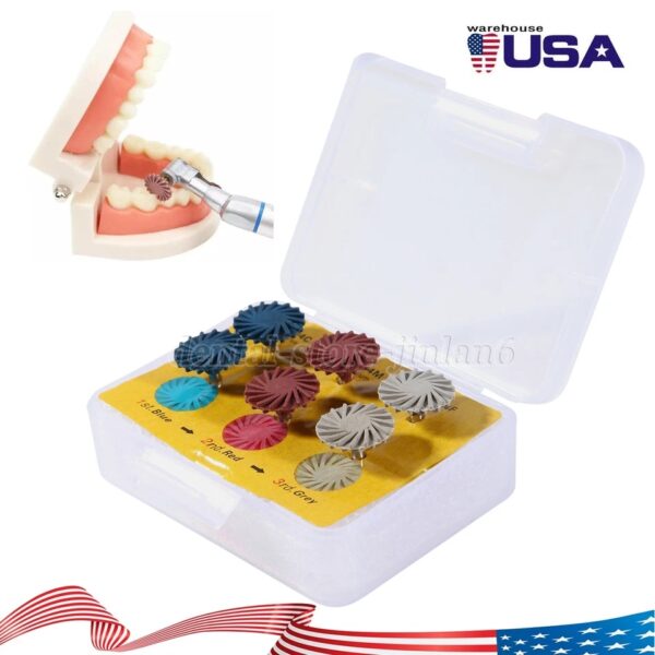 Crisp – Dental Diamond System Rubber Wheel For Rotary Grinding Polishing Disc