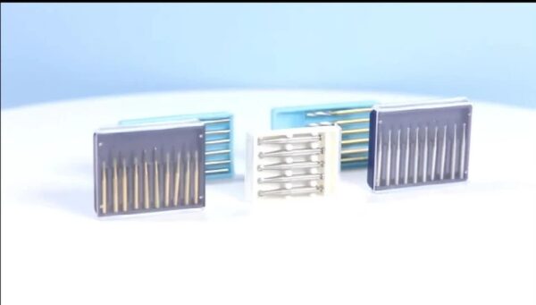 Crisp – 10Pcs Dental Tungsten Carbide Burs Fg 557 Bur Drills Friction Grip High Speed Or