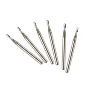 Crisp – 10X Dental Round Carbide Steel Drills Burs Fg-330 Bur For High Speed Handpiece