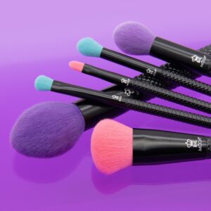 Moda Brush Neon Nights 6pc Full Face Makeup Brush Kit