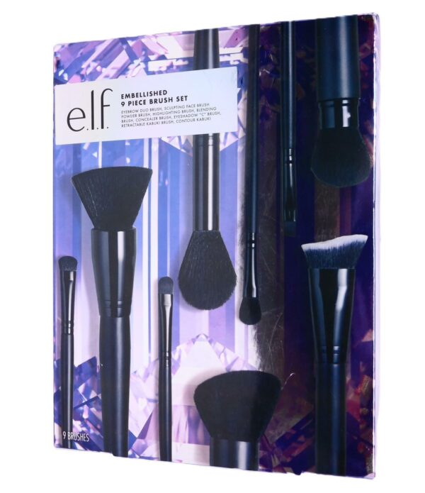 e.l.f. Embellished Holiday Brush Set – 9pc