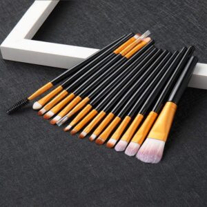Makeup Brushes Set 20 PCS, Eyeliner Eyeshadow Blending Brush, Wool MakeUp Brush Set ,Powder Face Foundation Eyeshadow Eyeliner Lip Cosmetic Brushes