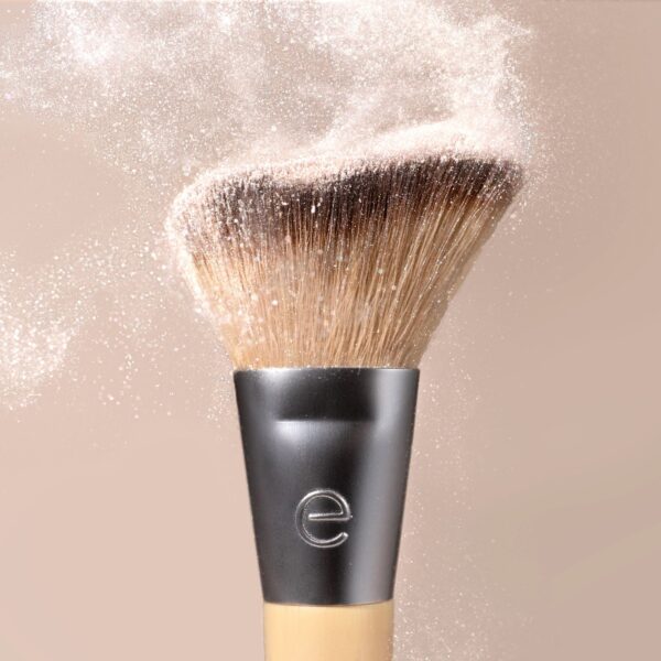 EcoTools Blush + Highlight Brush Duo, Face Makeup Brushes, 2 Piece Set