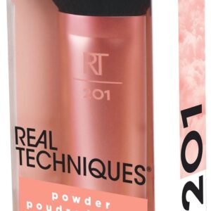 Real Techniques Cruelty Free Powder Brush With Ultra Plush Custom Cut Synthetic Bristles and Extended Aluminum Ferrules to Build Coverage - Image 8