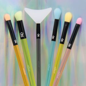 Moda Brush Neon Blend and Defend 6pc Makeup Brush Kit