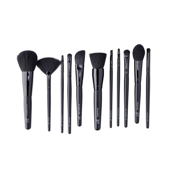 e.l.f. 11 Piece Brush Collection Includes 1 Brush Bag and 11 Makeup Brushes – 11pc