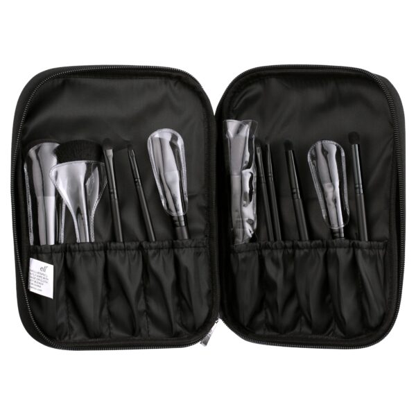 e.l.f. 11 Piece Brush Collection Includes 1 Brush Bag and 11 Makeup Brushes – 11pc