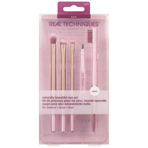 Real Techniques Naturally Beautiful Eye Makeup Brush Kit, 5 Piece Set - Image 2