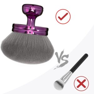 Oversized Body Makeup Brush, Self Tanning Back Makeup Brush, Soft Synthetic Hair, Suitable for Travel Kabuki Painting of Face and Body. ﻿ - Image 4