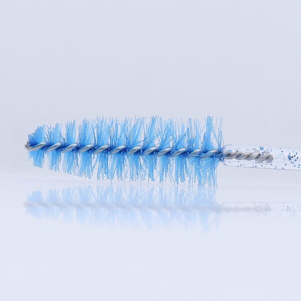 Disposable Mascara Wands 50Pcs Eyelash Brush Blue Crystal Lash Spoolies