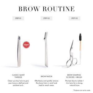 Tweezerman Brow Scissors and Brush - Image 4