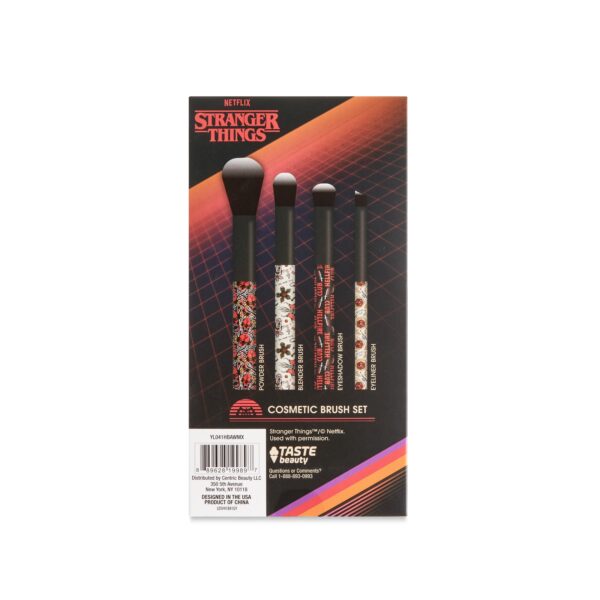 Stranger Things 4-Piece Cosmetic Brush Set