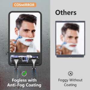 FUNTOUCH Anti-Fog Shaving Mirror, Fogless Bathroom Shower Mirror with Handheld Option for Men and Women, Hanging Shower Mirror - Image 6