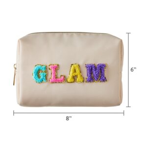 Pink Glam Cosmetic Pouch, 6 in x 9 in - Image 5