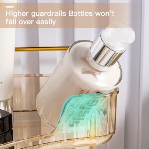 Garmic 3-Tier Bathroom Counter Organizer Countertop Storage Organizer Makeup Organizer Space Saving Vanity Trays – Gold - Image 3