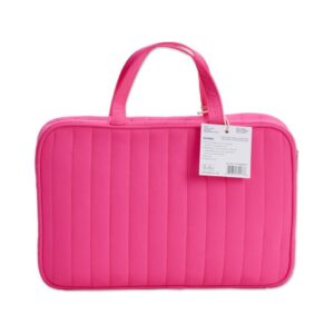 Sophia Joy 2-Piece Weekender Cosmetic Bag Set, Pink - Image 6