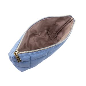 Conair Clutch Quilted Blue Cosmetic Bag - Image 3