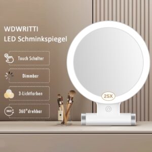 B Beauty Planet 20X Magnifying Mirror with Light, 20X/1X Double Sided Travel Mirror - Image 10