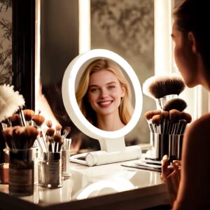 B Beauty Planet 20X Magnifying Mirror with Light, 20X/1X Double Sided Travel Mirror - Image 12