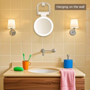 B Beauty Planet 20X Magnifying Mirror with Light, 20X/1X Double Sided Travel Mirror - Image 14