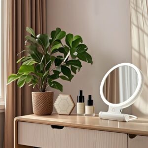 B Beauty Planet 20X Magnifying Mirror with Light, 20X/1X Double Sided Travel Mirror - Image 17