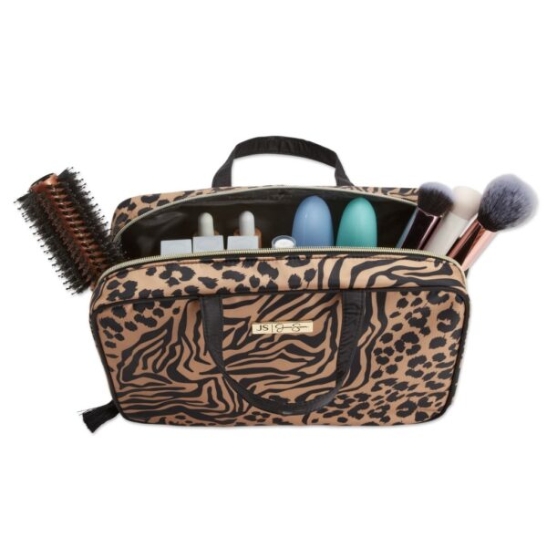 Conair x Jessica Simpson Animal Print Dump in Weekender Bag