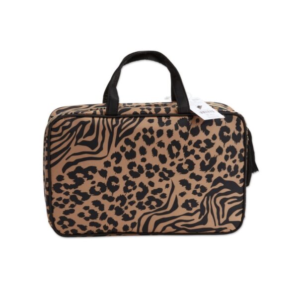 Conair x Jessica Simpson Animal Print Dump in Weekender Bag