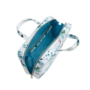 Scunci 2-Piece Weekender Cosmetic Bag Set, Floral - Image 3