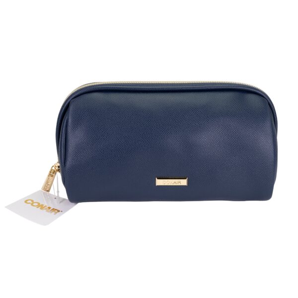 Conair Pencil Case Navy PVC Cosmetic Bag