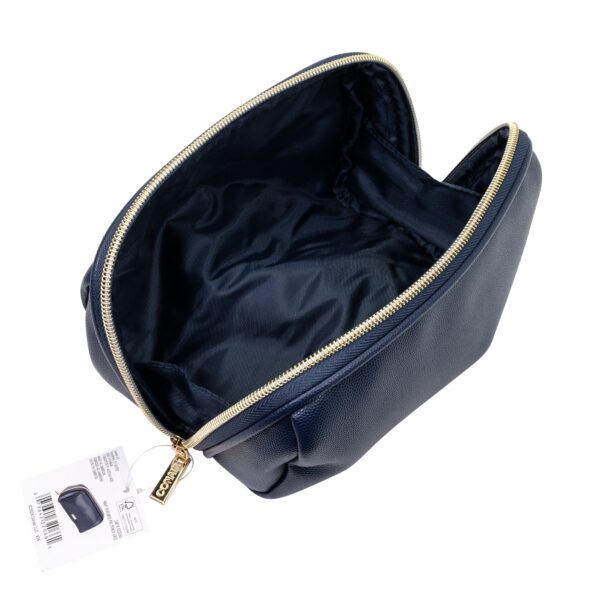 Conair Pencil Case Navy PVC Cosmetic Bag