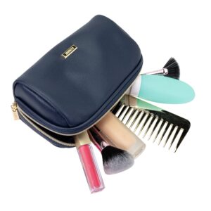 Conair Pencil Case Navy PVC Cosmetic Bag