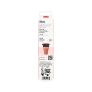 Real Techniques Glow Round Base Makeup Brush, for Liquid & Cream Foundation, 1 Count