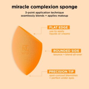 Real Techniques Everyday Essentials Kit, Makeup Brush & Beauty Sponge Set, 5 Piece Set