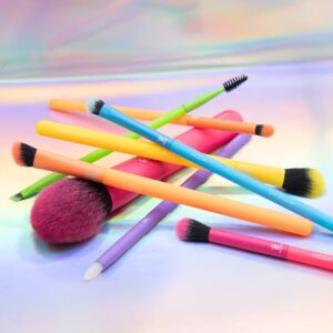 Moda Brush Totally Electric Full Face 8pc Makeup Brush Kit - Image 3