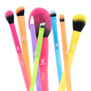 Moda Brush Totally Electric Full Face 8pc Makeup Brush Kit - Image 4