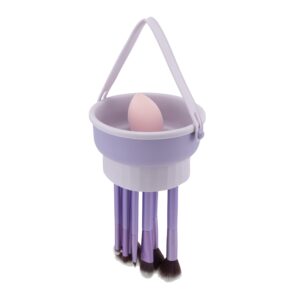 Candie Couture 9 Piece Brush Set with Silicone Holder. Hold, Display and Dry Your Brushes. - Image 6