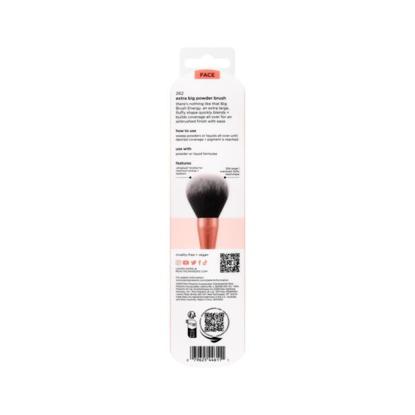 Real Techniques Extra Big Powder Brush, Large Makeup Brush for Powder, 1 Count