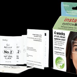 Godefroy Instant Eyebrow Tint, Medium Brown, 3 Application Kit - Image 7