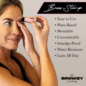 Eyebrow Stamp | Brow Kit with Stencil | Brow Pomade | Light Brown Eyebrow Stamp - Image 3